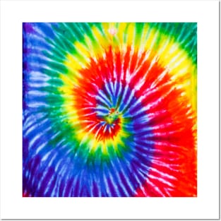 Rainbow Tie Dye Posters and Art